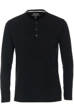 Redmond Casual Longsleeve Schwarz