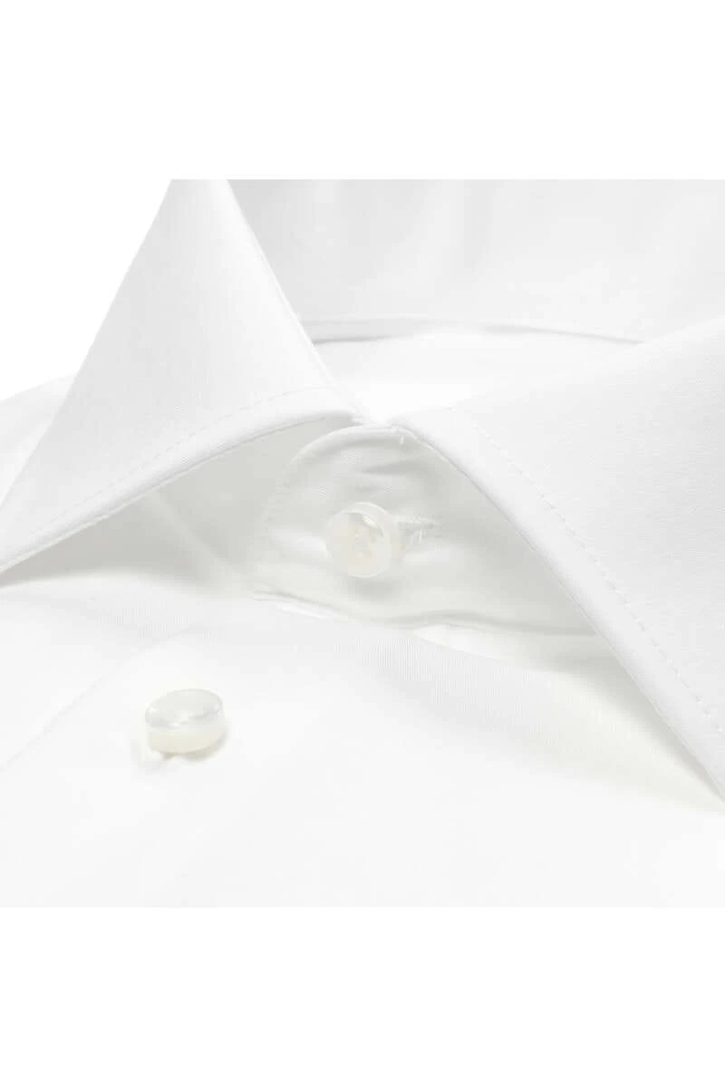 Seidensticker Slim Fit Hemd Weiss, Einfarbig 2 Seidensticker Slim Fit Hemd Weiss, Einfarbig – Bild 2