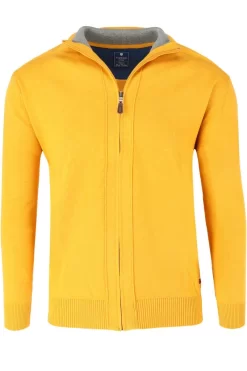 Redmond Casual Regular Fit CardiganZip Gelb