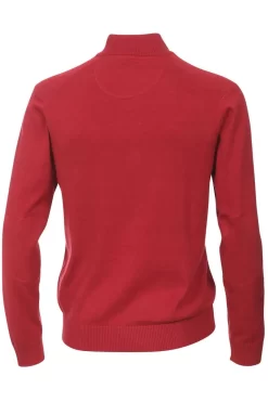 Redmond Casual Regular Fit CardiganZip Rot -Ho ho ho, Mode in Grün. 681 513 7 800