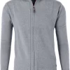 Redmond Regular Fit CardiganZip Grau