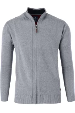 Redmond Regular Fit CardiganZip Grau