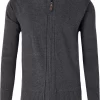 Redmond Herren Strickjacke Zip Anthrazit