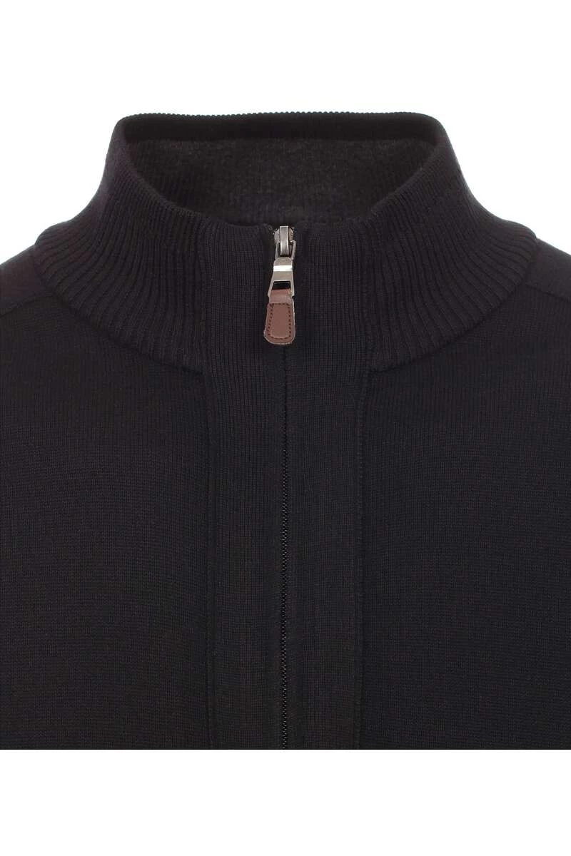 Redmond Regular Fit CardiganZip Schwarz 3 Redmond Regular Fit CardiganZip Schwarz – Bild 3