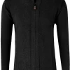 Redmond Regular Fit CardiganZip Schwarz