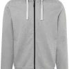 MAERZ Modern Fit Sweatjacke Mit Kapuze  Grau