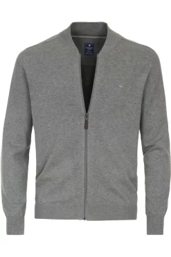 Redmond Casual Regular Fit CardiganZip Grau