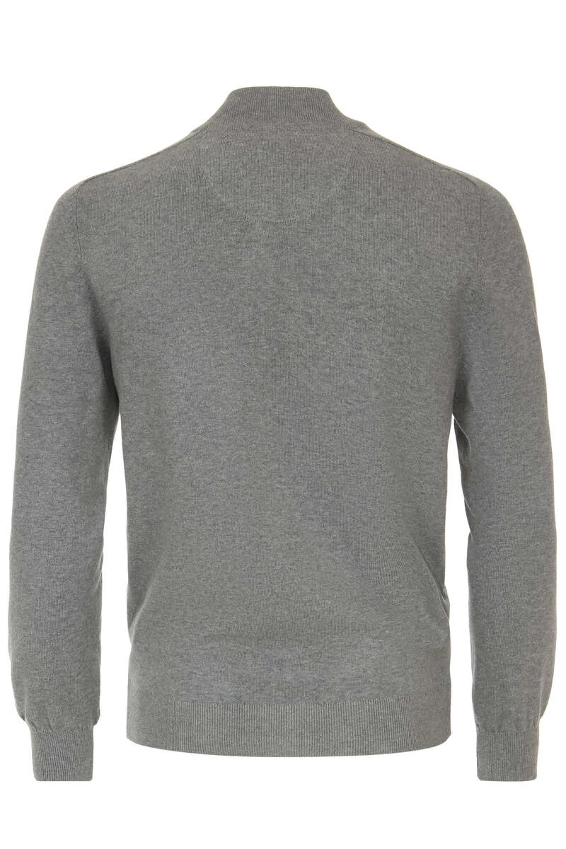 Redmond Casual Regular Fit CardiganZip Grau 3 Redmond Casual Regular Fit CardiganZip Grau – Bild 3