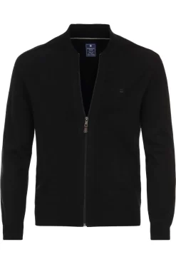Redmond Casual Regular Fit CardiganZip Schwarz