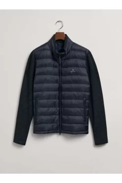 GANT Herren Übergangsjacke Zip Dunkelblau