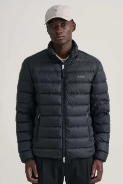 GANT Regular Fit Herren Steppjacke Zip Schwarz -Ho ho ho, Mode in Grün. 7006298 5 3 800