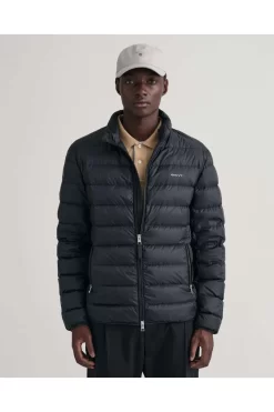 GANT Regular Fit Herren Steppjacke Zip Schwarz -Ho ho ho, Mode in Grün. 7006298 5 5 800