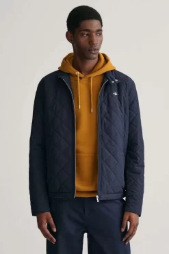 GANT Regular Fit Herren Steppjacke Knopfleiste Navy 8 GANT Regular Fit Herren Steppjacke Knopfleiste Navy -Ho ho ho, Mode in Grün. 7006340 433 3 800