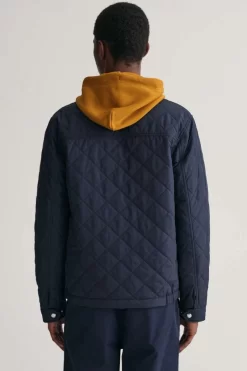 GANT Regular Fit Herren Steppjacke Knopfleiste Navy 9 GANT Regular Fit Herren Steppjacke Knopfleiste Navy -Ho ho ho, Mode in Grün. 7006340 433 4 800