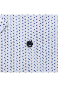 Marvelis Comfort Fit Hemd Weiss, Gemustert -Ho ho ho, Mode in Grün. 7059 32 00 3 800