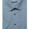 Marvelis Comfort Fit Hemd Blau/grün, Gemustert
