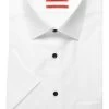 Marvelis Modern Fit Hemd Weiss, Faux-uni