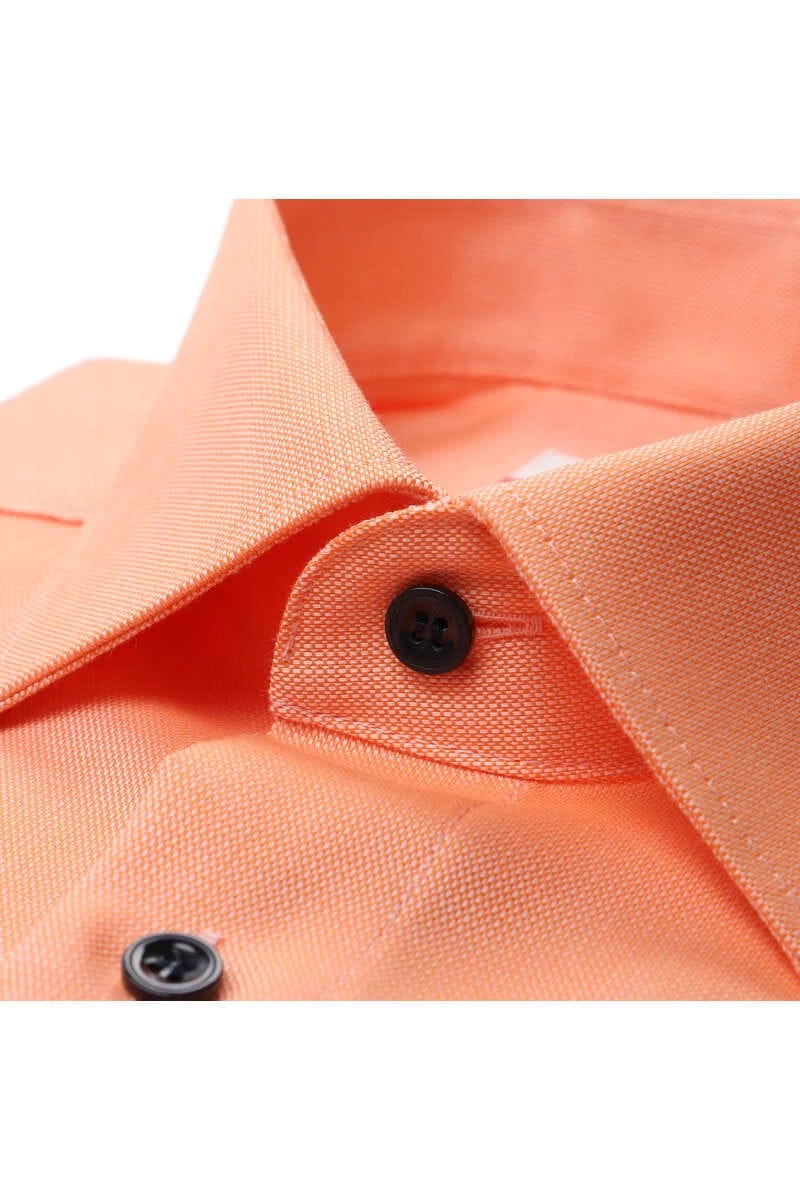 Marvelis Modern Fit Hemd Orange, Faux-uni 2 Marvelis Modern Fit Hemd Orange, Faux-uni – Bild 2