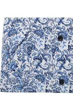 Marvelis Modern Fit Hemd Bleu/weiss, Blumen -Ho ho ho, Mode in Grün. 7290 32 11 2 800