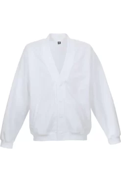 TRIGEMA Comfort Fit Sweatjacke  Weiss