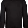 TRIGEMA Comfort Fit Sweatshirt Rundhals Schwarz