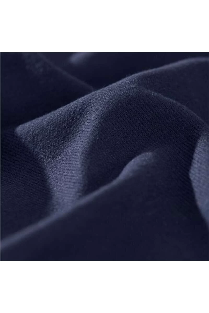 TRIGEMA Comfort Fit Sweatshirt Zip Navy 3 TRIGEMA Comfort Fit Sweatshirt Zip Navy – Bild 3