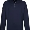TRIGEMA Comfort Fit Sweatshirt Zip Navy