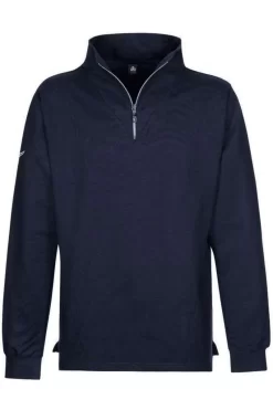TRIGEMA Comfort Fit Sweatshirt Zip Navy