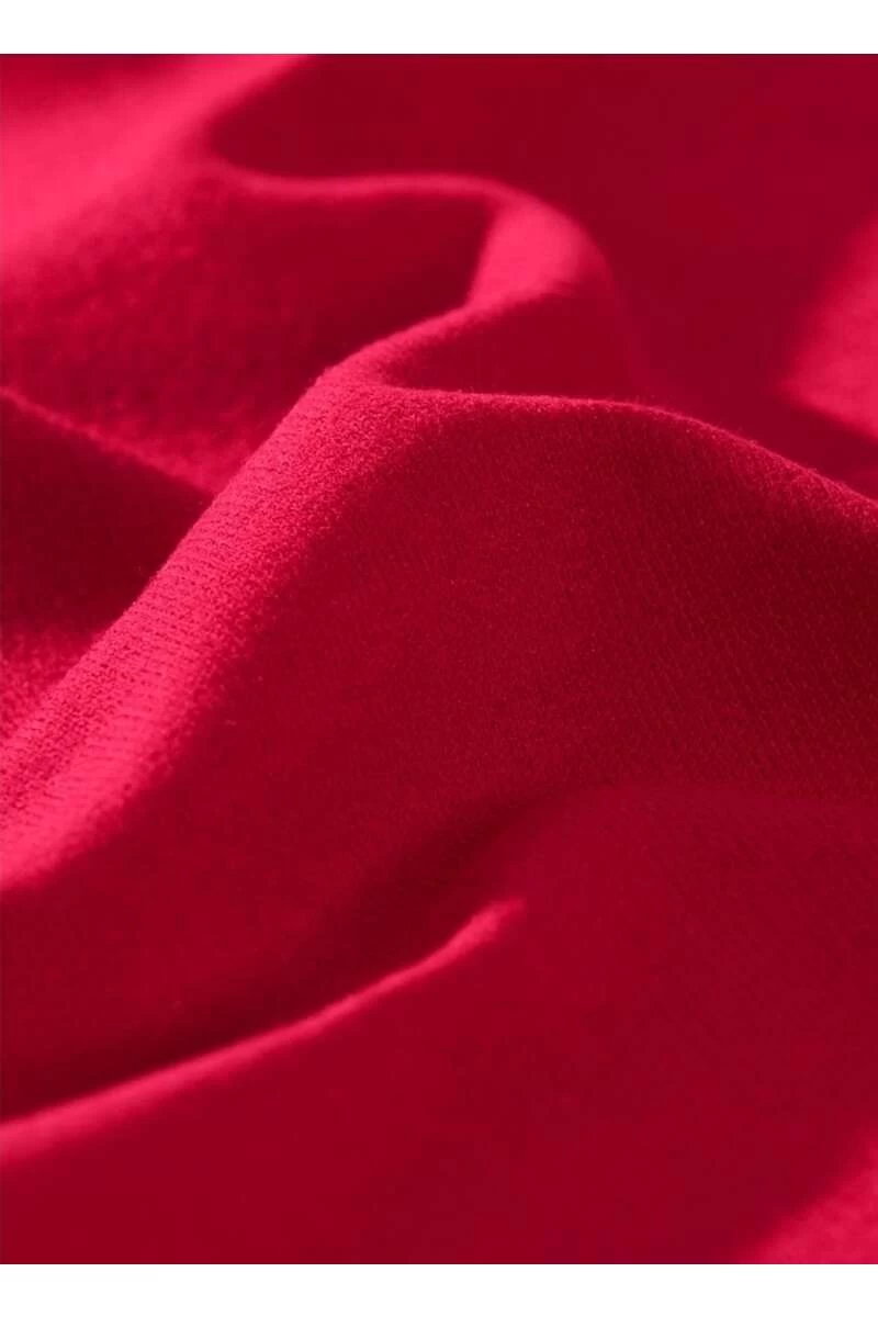 TRIGEMA Comfort Fit Sweatshirt Zip Kirsch 3 TRIGEMA Comfort Fit Sweatshirt Zip Kirsch – Bild 3