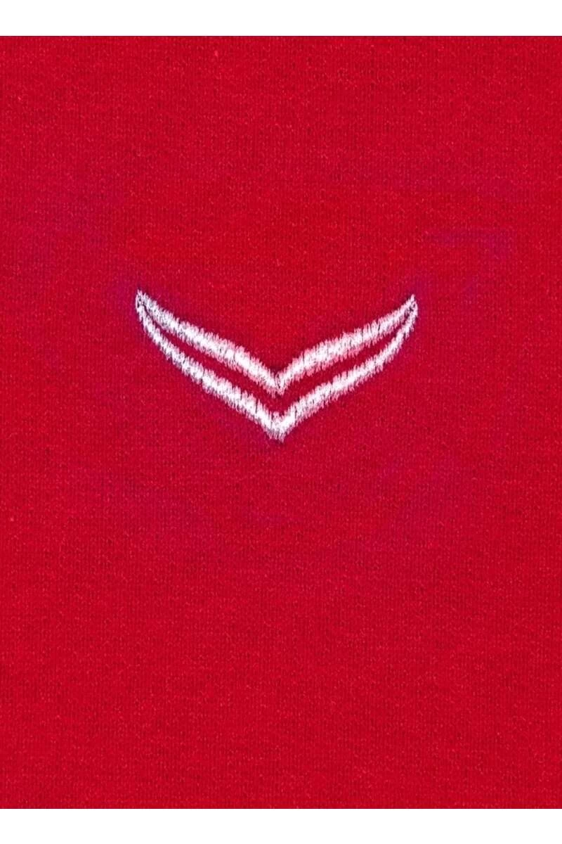 TRIGEMA Comfort Fit Sweatshirt Zip Kirsch 5 TRIGEMA Comfort Fit Sweatshirt Zip Kirsch – Bild 5