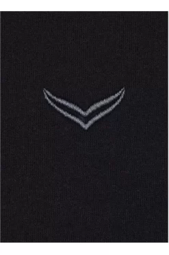 TRIGEMA Jacke Sweatjacke Mit Kapuze  Schwarz -Ho ho ho, Mode in Grün. 75906 08 3 800