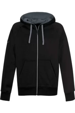 TRIGEMA Jacke Sweatjacke Mit Kapuze Schwarz