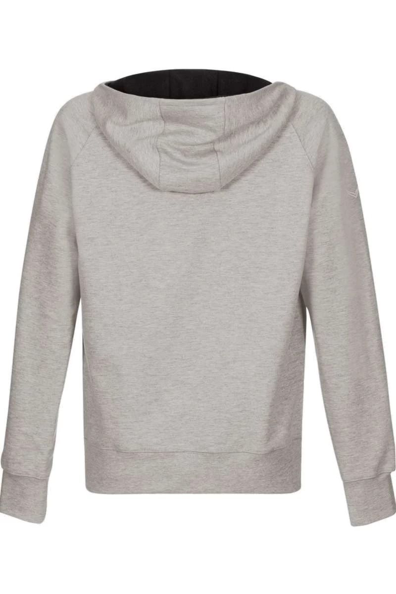 TRIGEMA Jacke Sweatjacke Mit Kapuze Hellgrau 2 TRIGEMA Jacke Sweatjacke Mit Kapuze Hellgrau – Bild 2