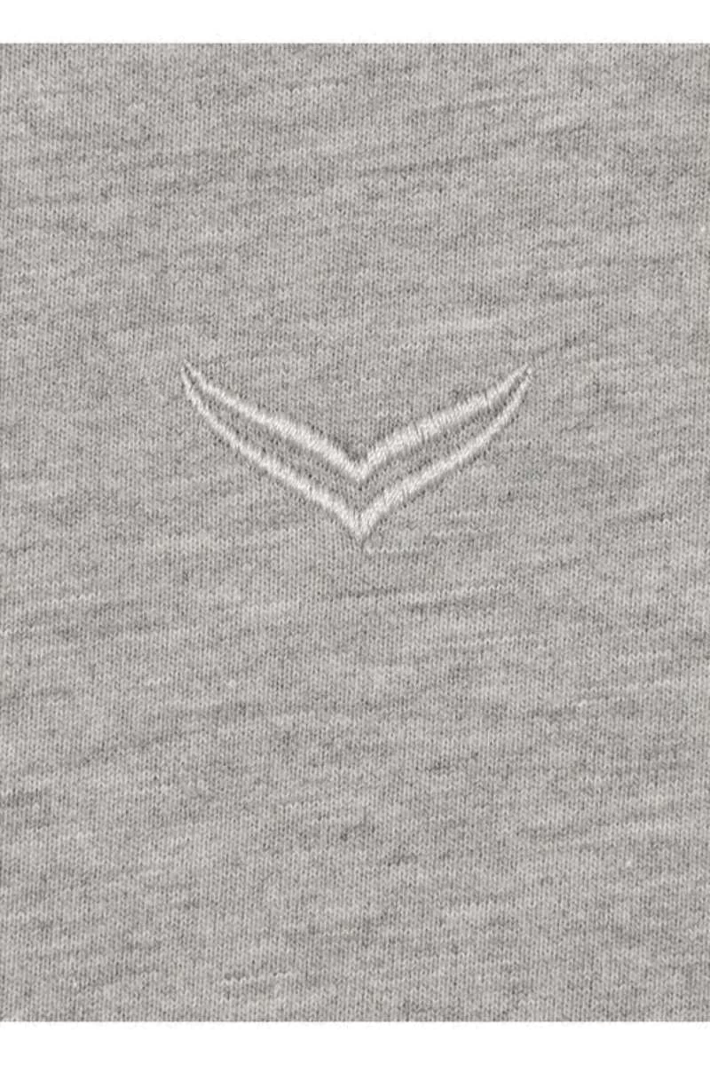 TRIGEMA Jacke Sweatjacke Mit Kapuze Hellgrau 3 TRIGEMA Jacke Sweatjacke Mit Kapuze Hellgrau – Bild 3