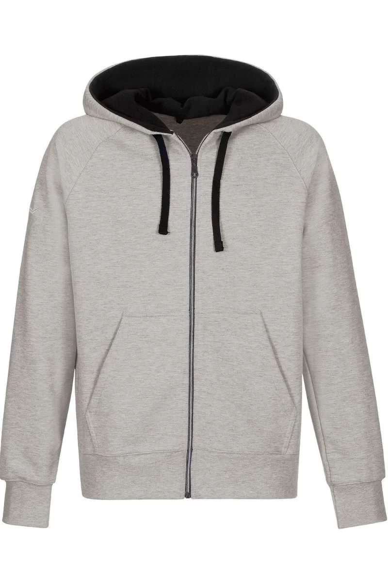 TRIGEMA Jacke Sweatjacke Mit Kapuze Hellgrau 1 TRIGEMA Jacke Sweatjacke Mit Kapuze Hellgrau