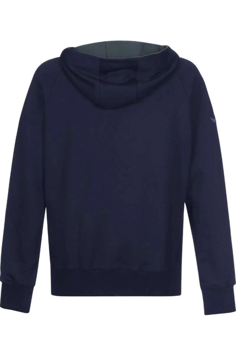 TRIGEMA Jacke Sweatjacke Mit Kapuze Dunkelblau 2 TRIGEMA Jacke Sweatjacke Mit Kapuze Dunkelblau – Bild 2