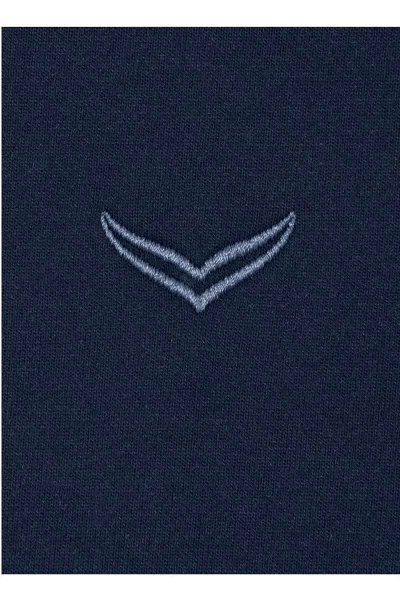 TRIGEMA Jacke Sweatjacke Mit Kapuze Dunkelblau 3 TRIGEMA Jacke Sweatjacke Mit Kapuze Dunkelblau – Bild 3