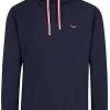 TRIGEMA Slim Fit Sweatshirt Navy