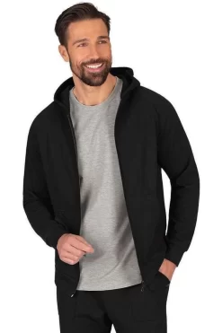 TRIGEMA Slim Fit Outdoor Jacke  Schwarz -Ho ho ho, Mode in Grün. 76906 008 8 800