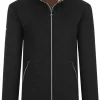 TRIGEMA Comfort Fit Herren Steppjacke Stehkragen Schwarz
