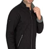 TRIGEMA Comfort Fit Herren Steppjacke  Schwarz