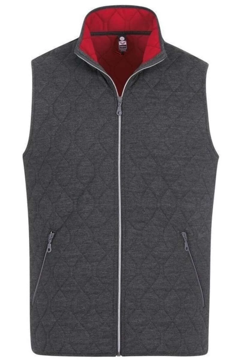 TRIGEMA Comfort Fit Sweatjacke Stehkragen Anthrazit 1 TRIGEMA Comfort Fit Sweatjacke Stehkragen Anthrazit