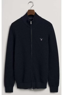 GANT Regular Fit Weste Zip Navy