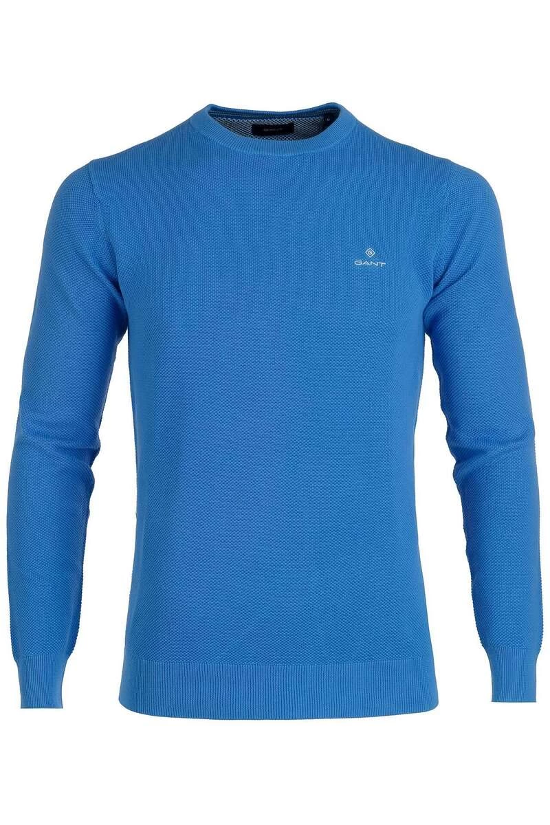 GANT Regular Fit Herren Pullover Rundhals Hellblau 1 GANT Regular Fit Herren Pullover Rundhals Hellblau
