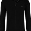 GANT Regular Fit CardiganRundhals Schwarz