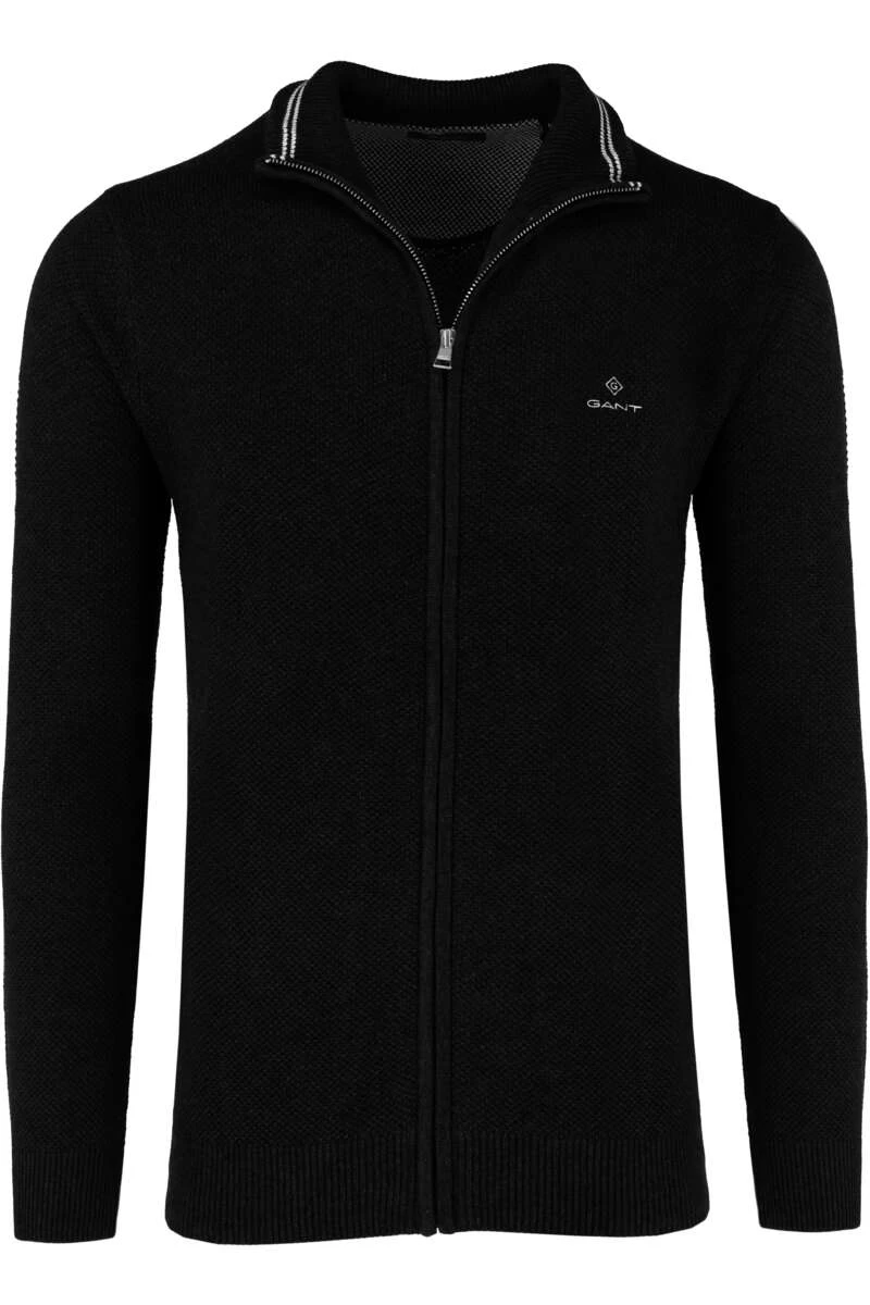 GANT Regular Fit CardiganRundhals Schwarz 1 GANT Regular Fit CardiganRundhals Schwarz