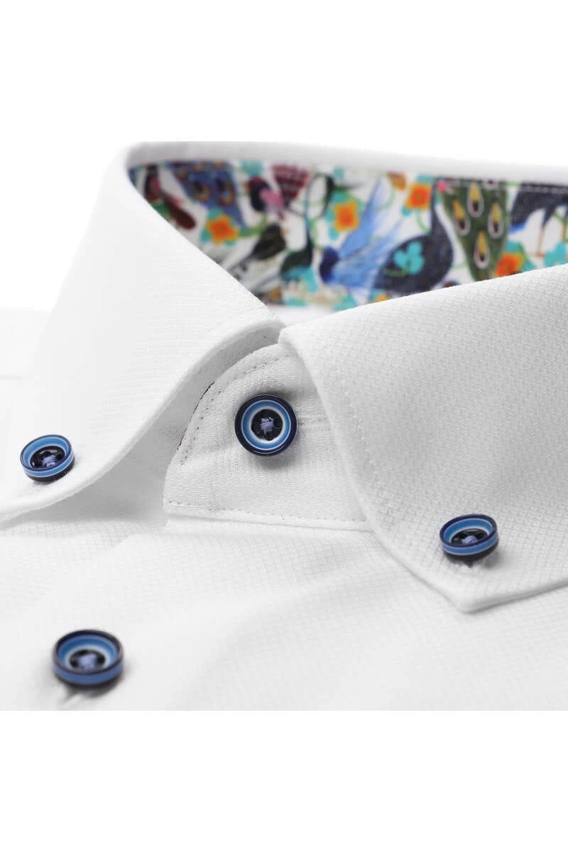 ETERNA Modern Fit Hemd Weiss, Strukturiert 2 ETERNA Modern Fit Hemd Weiss, Strukturiert – Bild 2