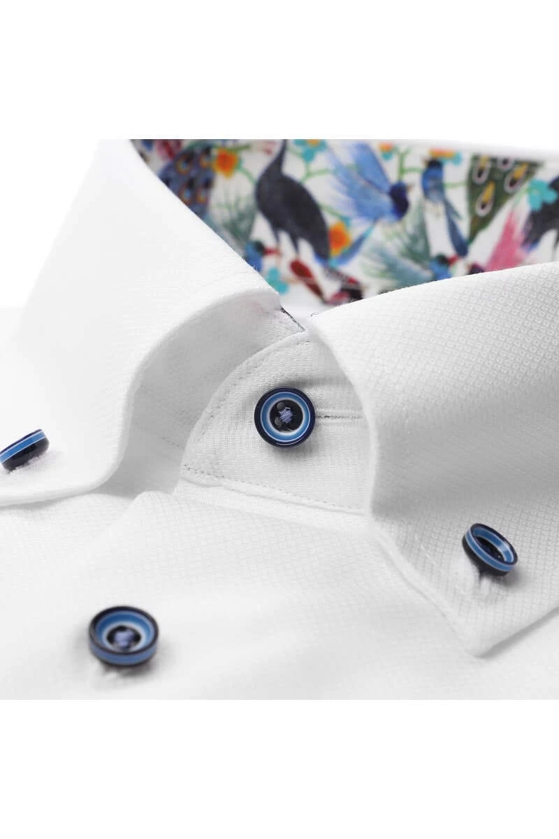 ETERNA Comfort Fit Hemd Weiss, Strukturiert 2 ETERNA Comfort Fit Hemd Weiss, Strukturiert – Bild 2