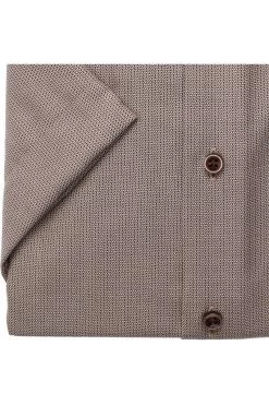 ETERNA Modern Fit Hemd Beige/braun, Strukturiert 7 ETERNA Modern Fit Hemd Beige/braun, Strukturiert -Ho ho ho, Mode in Grün. 8204 C169 26 2 800
