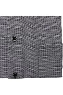ETERNA Modern Fit Hemd Anthrazit, Strukturiert -Ho ho ho, Mode in Grün. 8204 C169 38 4 800